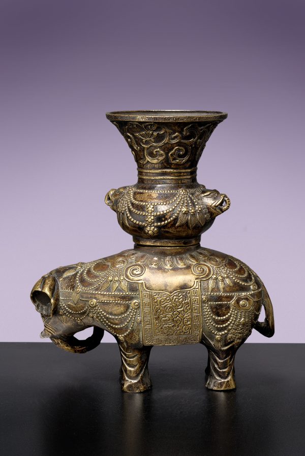 Elephant Vase Antique - Cambodia, 18th Century